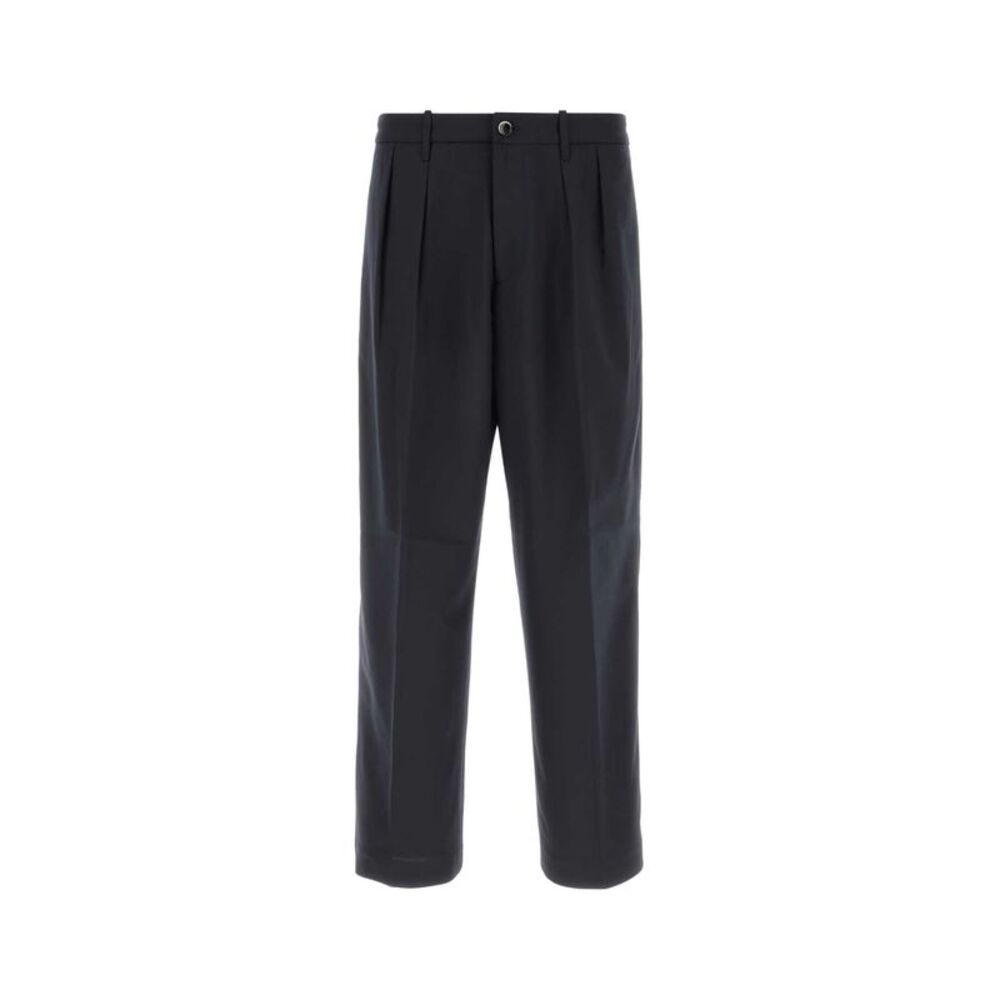 Nine In The Morning Men Navy Blue Twill Kai Pant